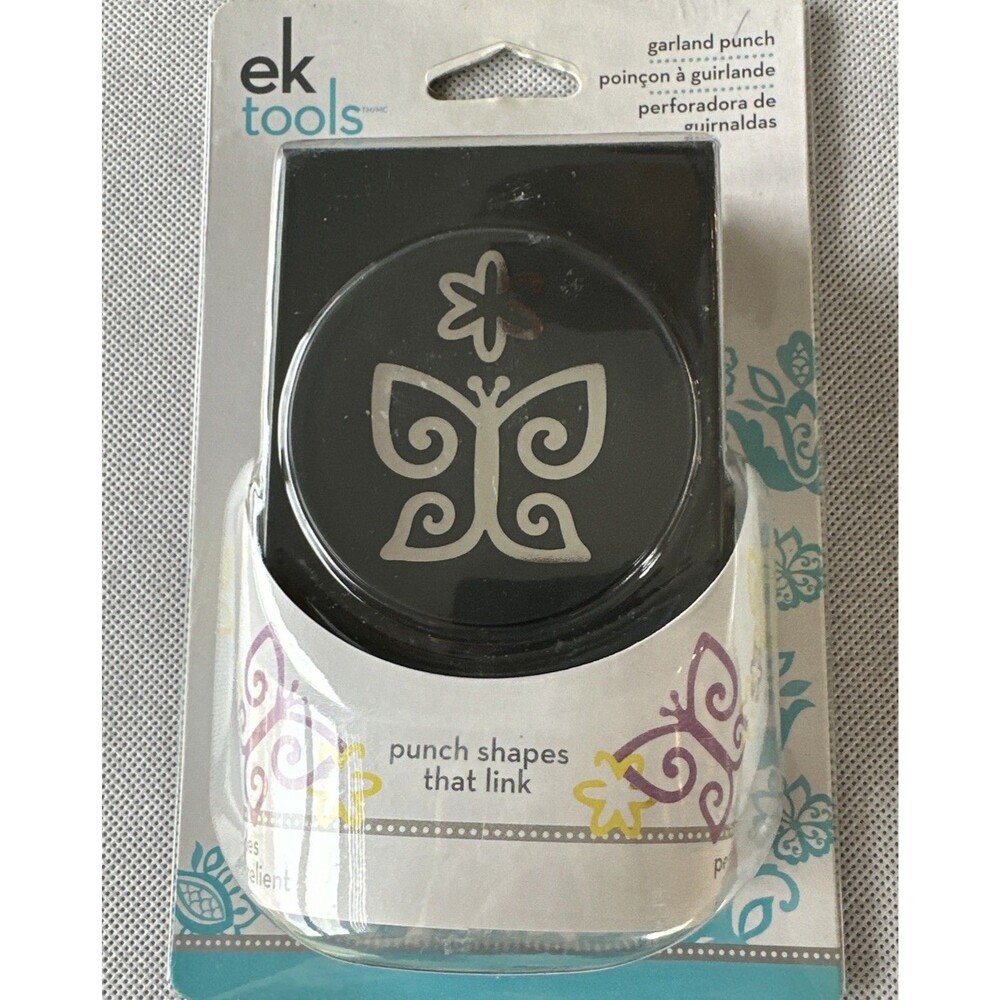 EK Tools Garland Paper Punch Butterfly and Flower 54-91007